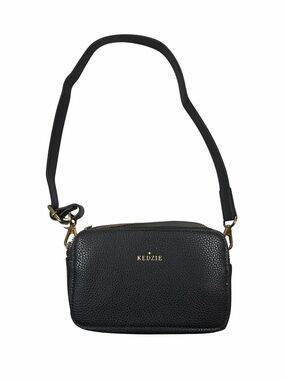 Kedzie Black Pebbled Leather Shoulder Bag